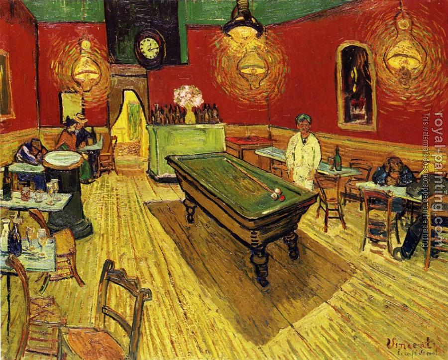 Vincent Van Gogh : The Night Cafe in the Place Lamartine in Arles